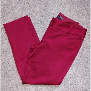 The Limited women's cotton capris. Size 6. spring business casual corp Maroon
